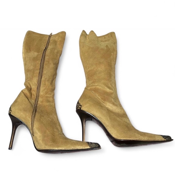 Tsakiris Mallas Suede Knee High Boots - Picture 1 of 4